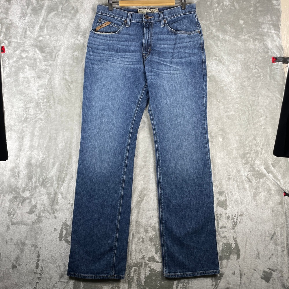 Ariat M4 Relaxed Boot Cut Jeans Mens 32x36 Blue Legacy Kilroy Denim
